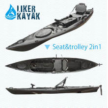4.3m Longitud PE Kayak Pesca Sots Diseño de Liker